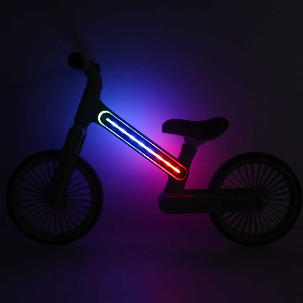 Trike Fix Glow cross-country bike LED black - Játéktündér webáruház