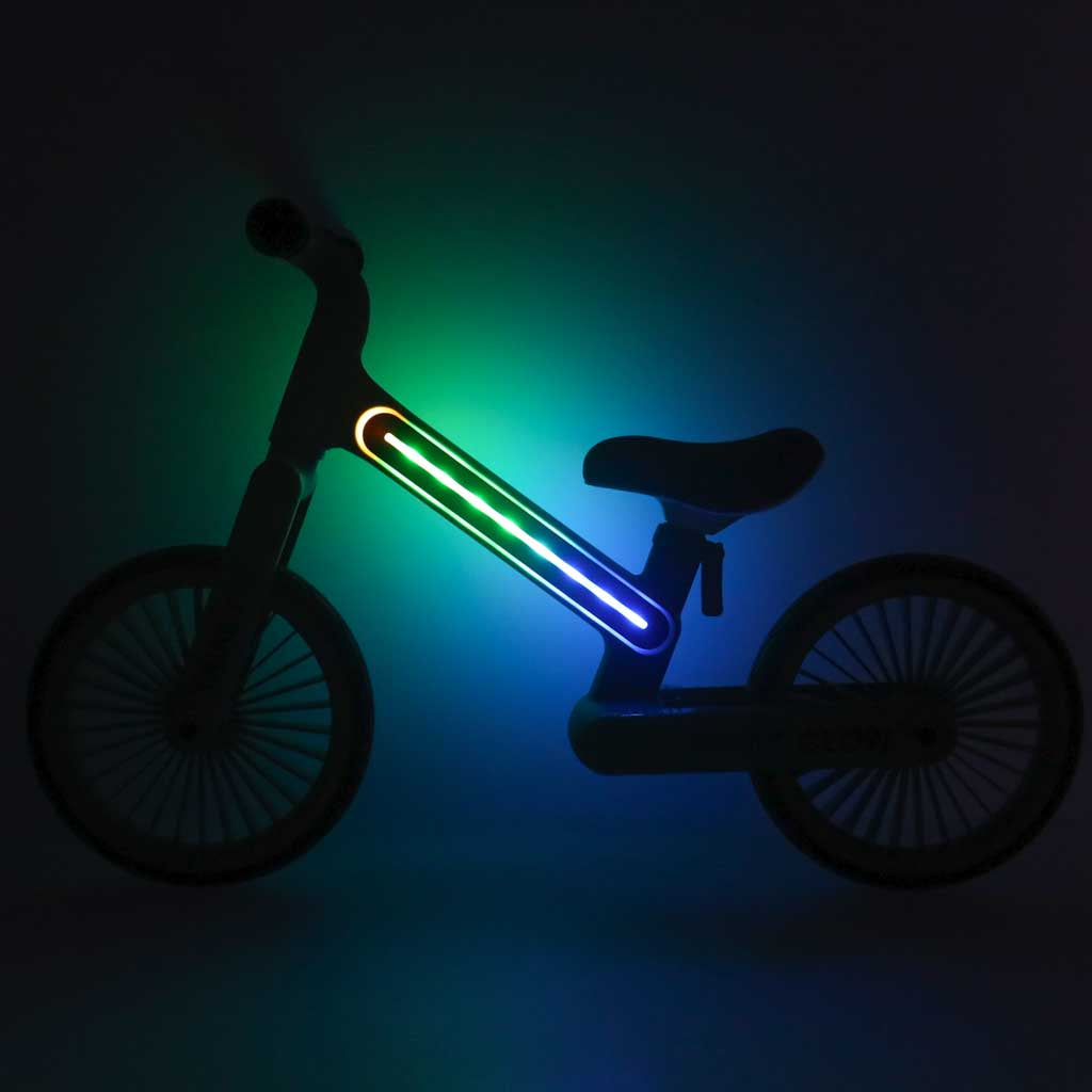 Trike Fix Glow cross-country bike LED black - Játéktündér webáruház