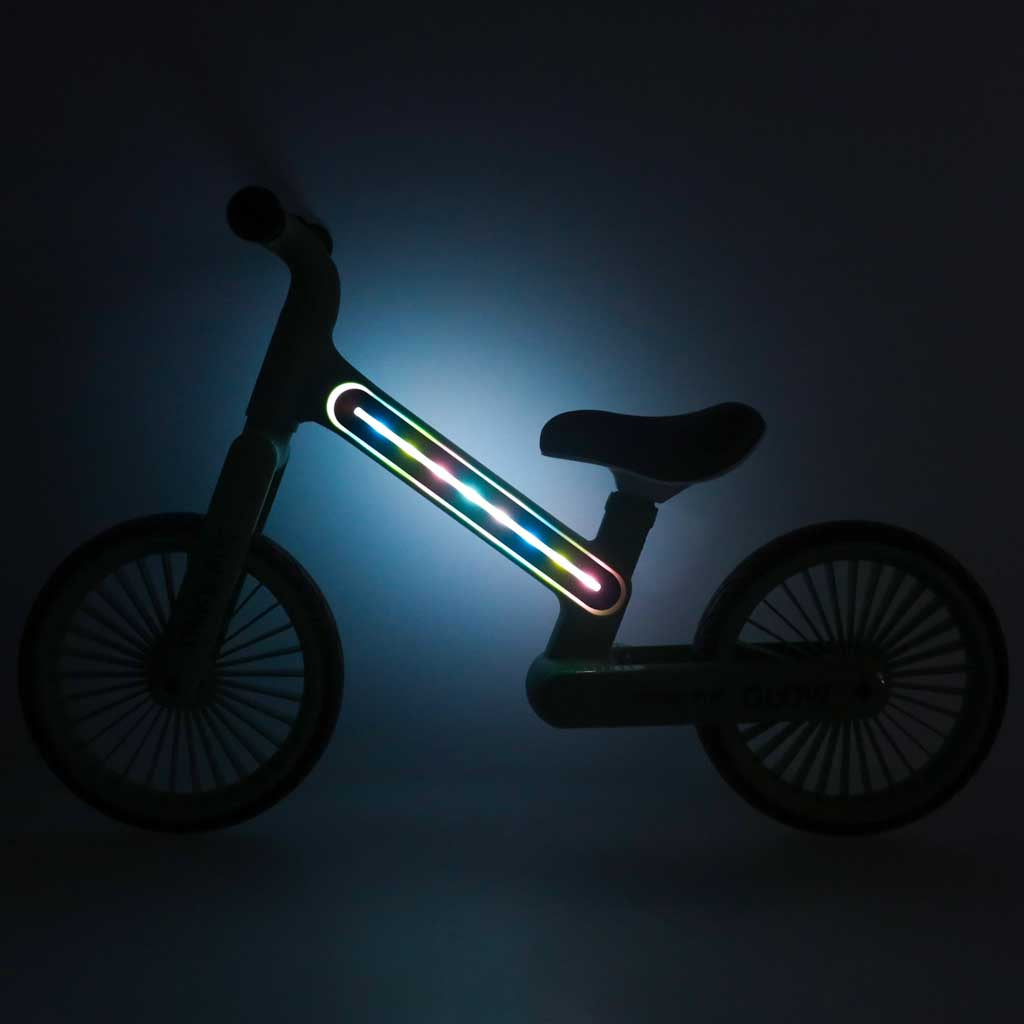 Trike Fix Glow cross-country bike LED green - Játéktündér webáruház