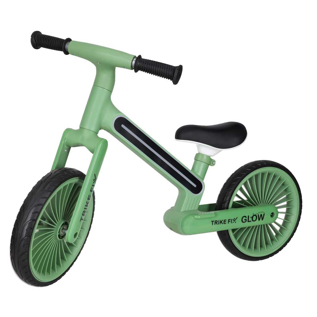 Trike Fix Glow cross-country bike LED green - Játéktündér webáruház