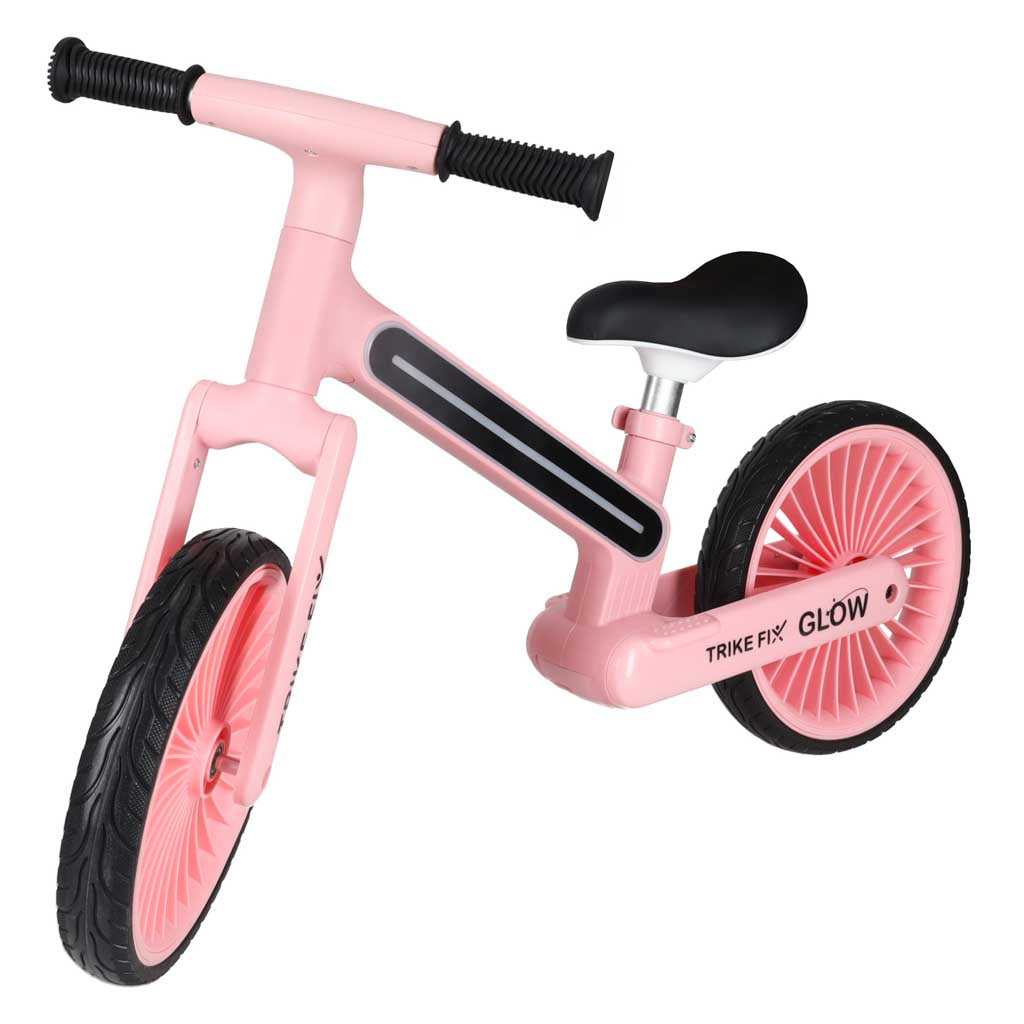 Trike Fix Glow cross-country bike LED pink - Játéktündér webáruház