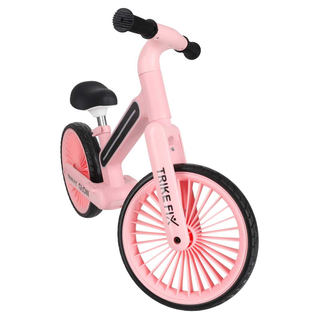 Trike Fix Glow cross-country bike LED pink - Játéktündér webáruház