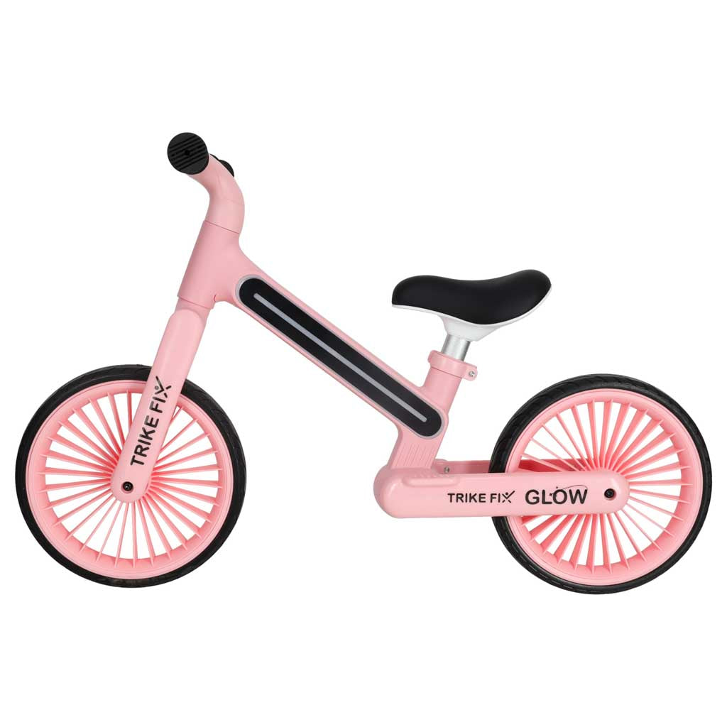 Trike Fix Glow cross-country bike LED pink - Játéktündér webáruház
