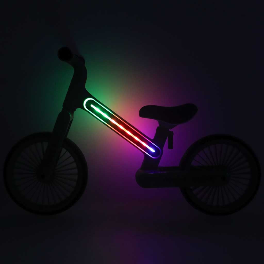 Trike Fix Glow cross-country bike LED pink - Játéktündér webáruház