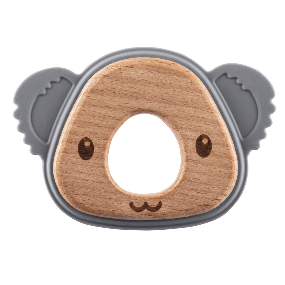 Zopa Koala szilikon rágóka, galambszürke