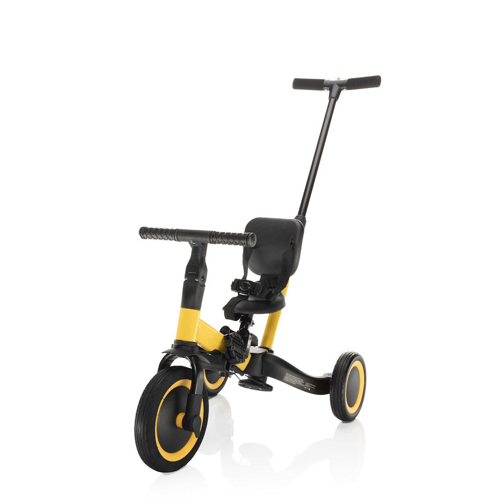 Zopa tricikli 3in1 tolókarral Empire, sárga