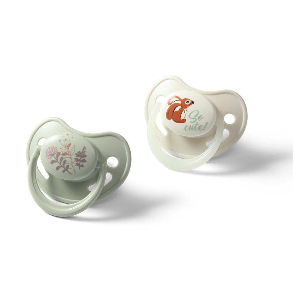 BabyOno anatómiai szilikon játszócumi, 2 db - So Cute, 6-18 hó