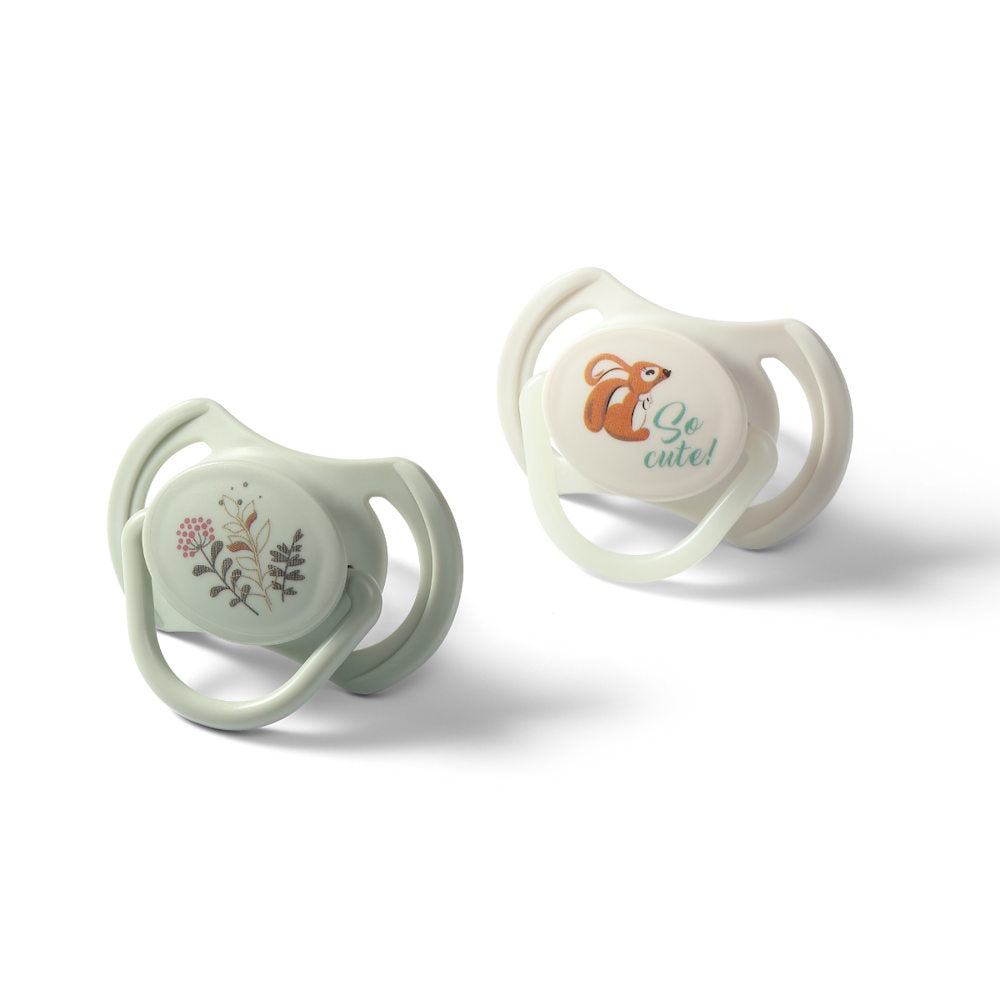 BabyOno szimmetrikus szilikon játszócumi, 2 db - So Cute, 6-18 hó