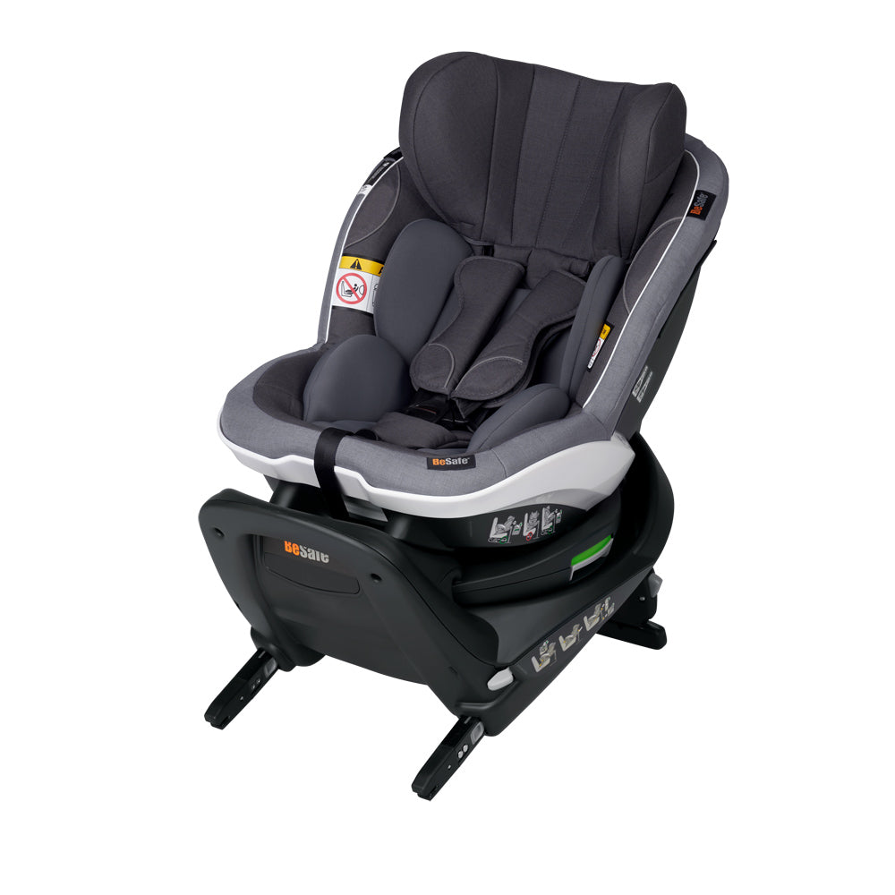 BeSafe gyerekülés iZi Turn M i-Size ISOfix 61-105 cm Metallic Melange - Játéktündér webáruház