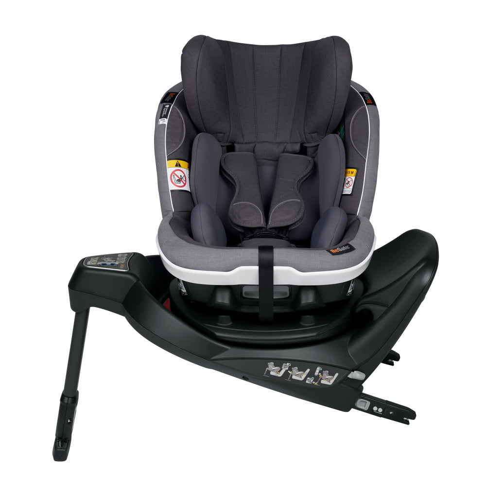 BeSafe gyerekülés iZi Turn M i-Size ISOfix 61-105 cm Metallic Melange - Játéktündér webáruház