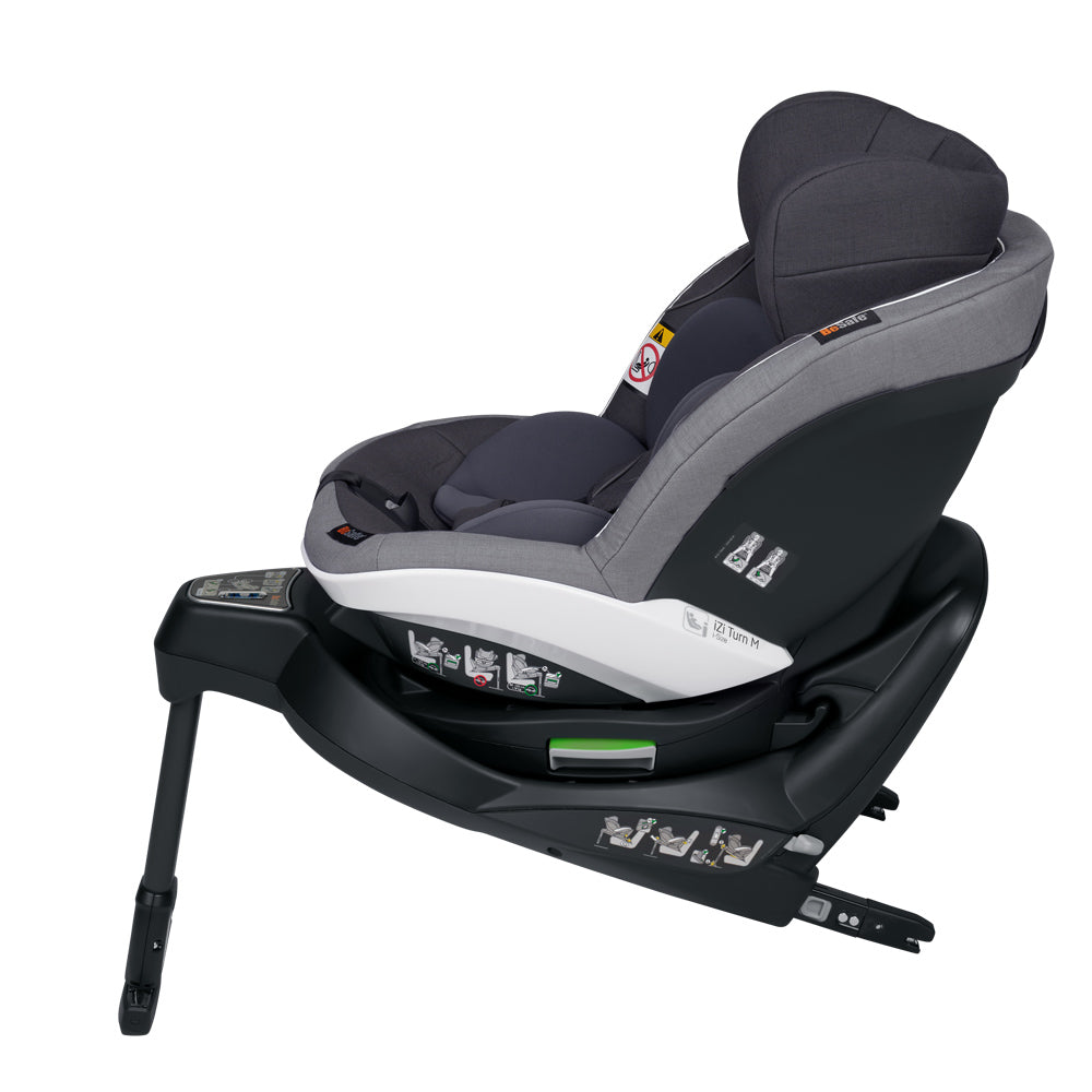 BeSafe gyerekülés iZi Turn M i-Size ISOfix 61-105 cm Metallic Melange - Játéktündér webáruház