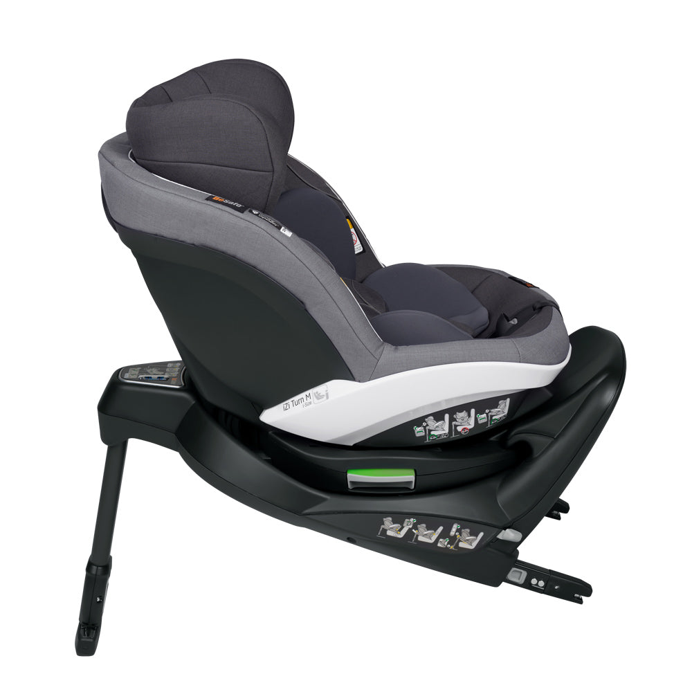BeSafe gyerekülés iZi Turn M i-Size ISOfix 61-105 cm Metallic Melange - Játéktündér webáruház