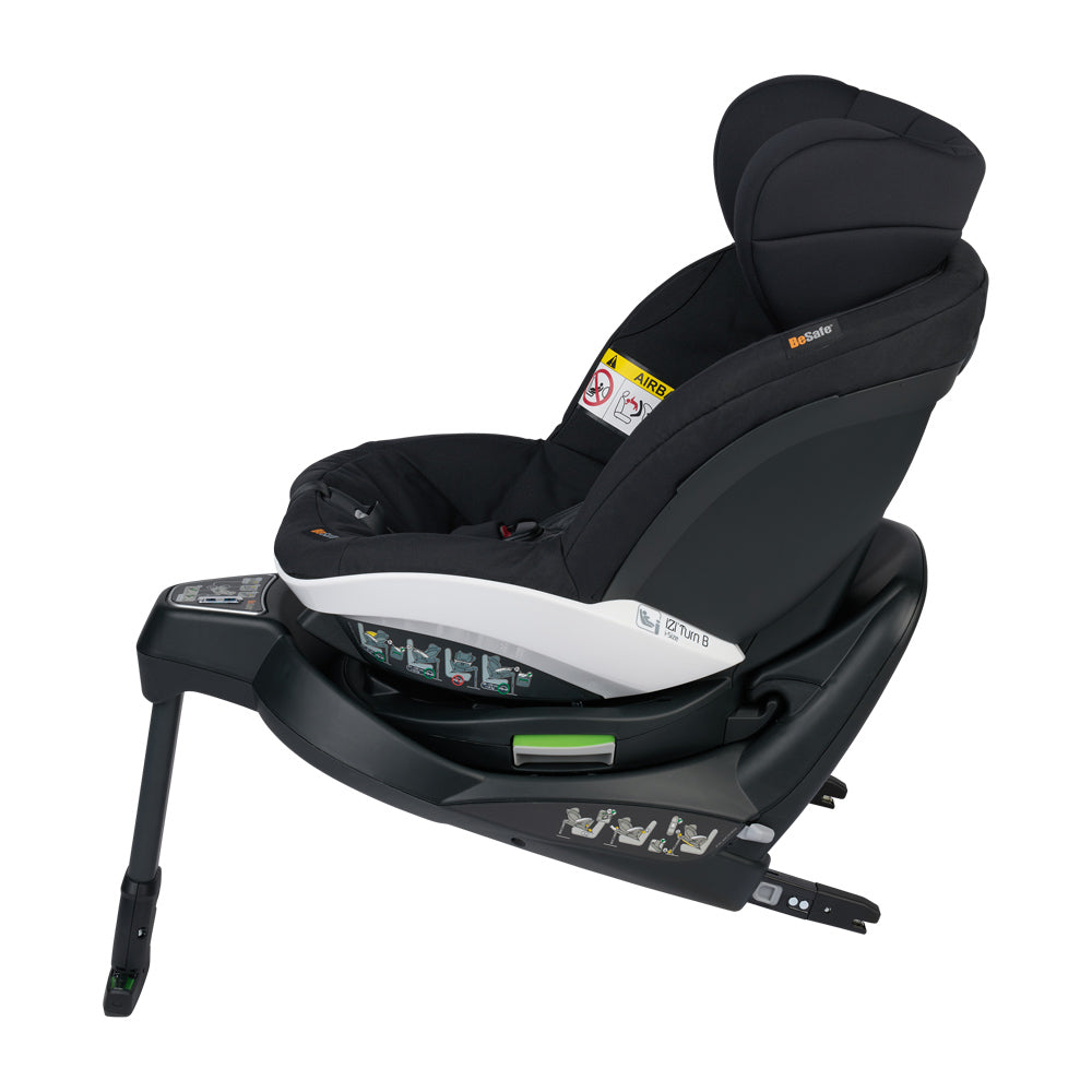 BeSafe gyerekülés iZi Turn B i-Size ISOfix 40-105 cm Fresh Black Cab - Játéktündér webáruház
