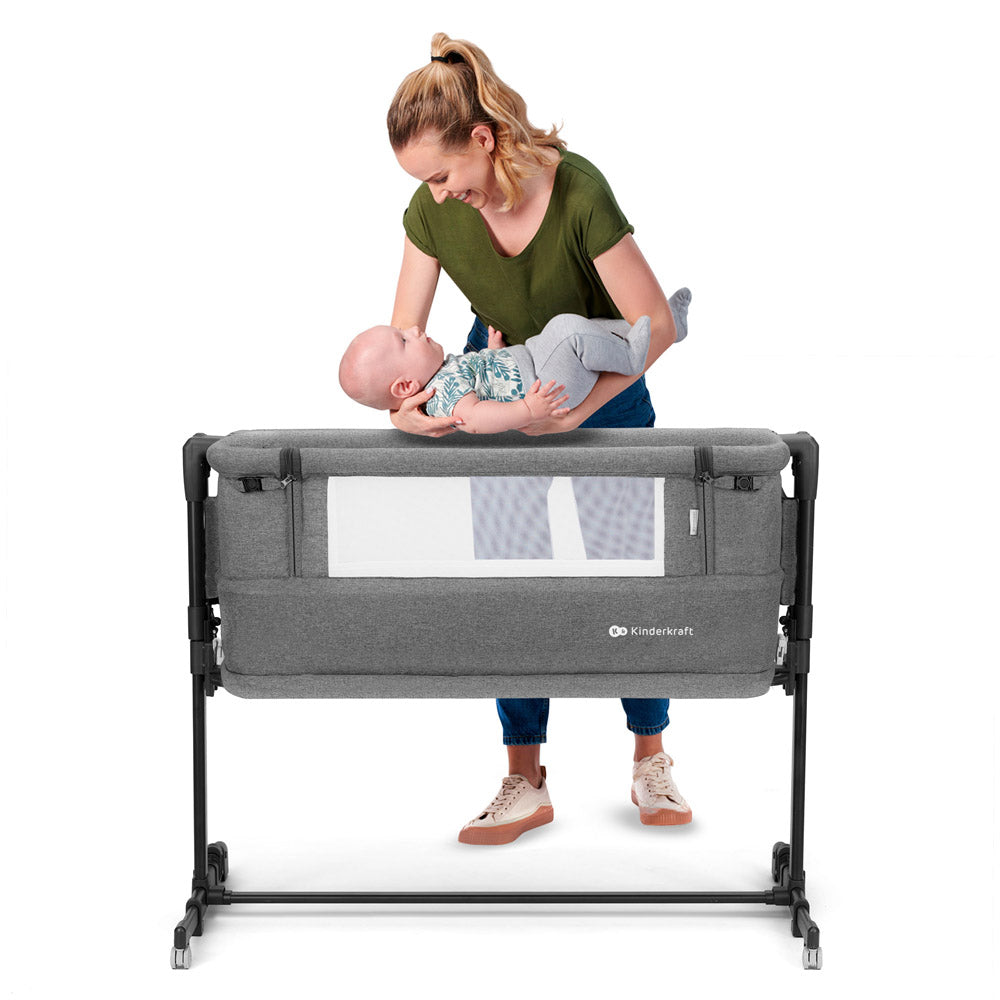 Kinderkraft babaöböl Neste Grow 2in1 szürke-melange - Játéktündér webáruház