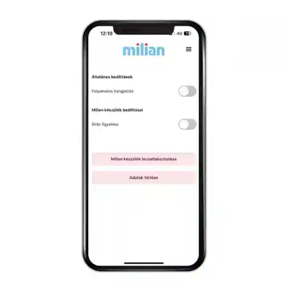 Milian légzésfigyelő PRO Bluetooth Standard 2db érzékelőlappal - Játéktündér webáruház