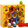 Méhsejt fa ügyességi játék - csipesszel, 7 méhecskével - Játéktündér webáruház
