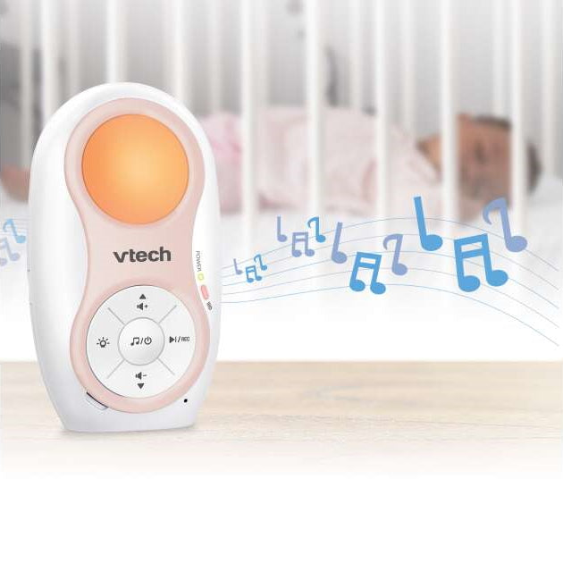 Vtech bébiőr audio dupla akkumulátorral, éjjeli fénnyel, altatódallal DM1215 - Játéktündér webáruház